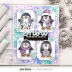 Pretty Pink Posh Penguin Friends Dies friends