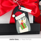 Pretty Pink Posh Penguin Holder Dies tag