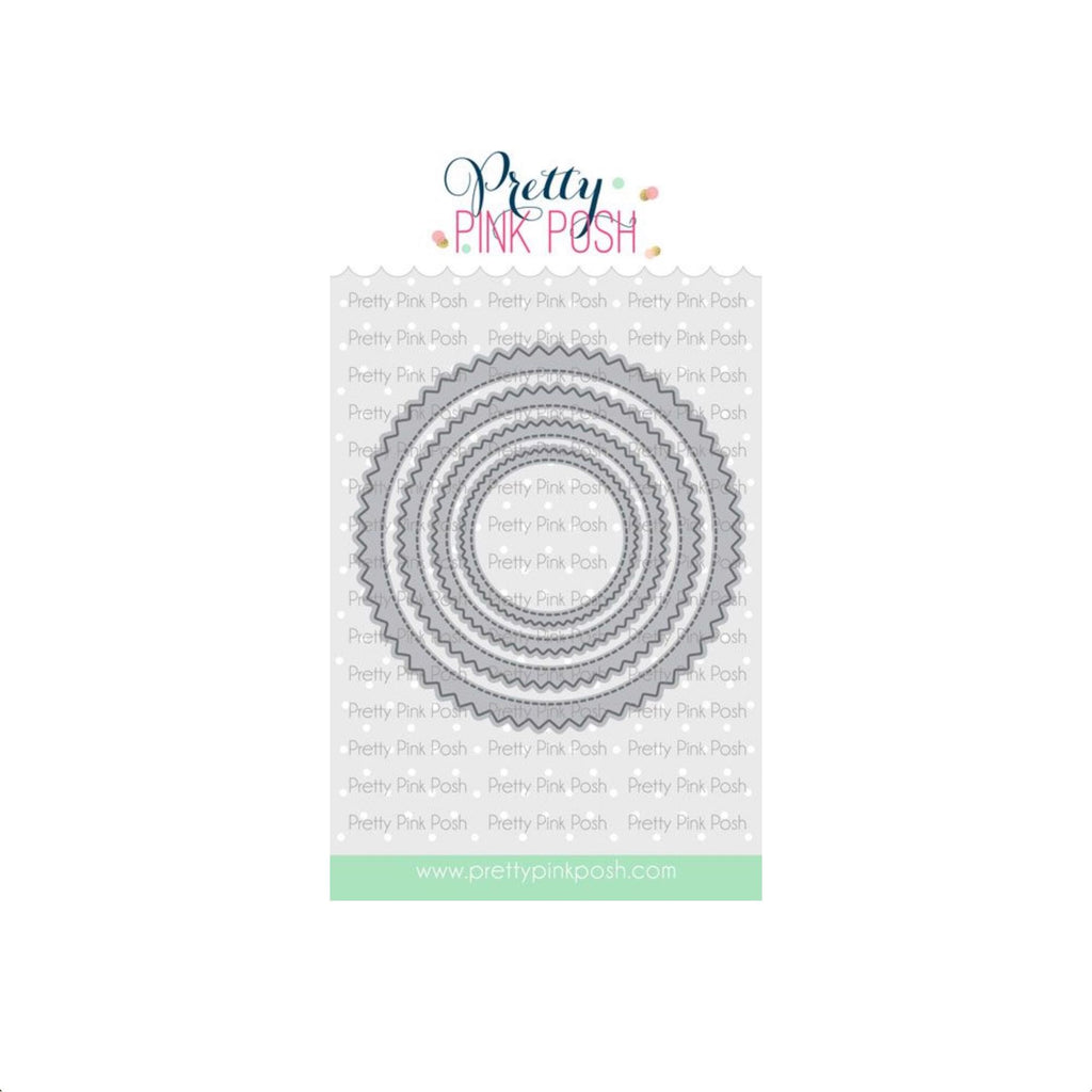 Pretty Pink Posh Pinking Circles Dies