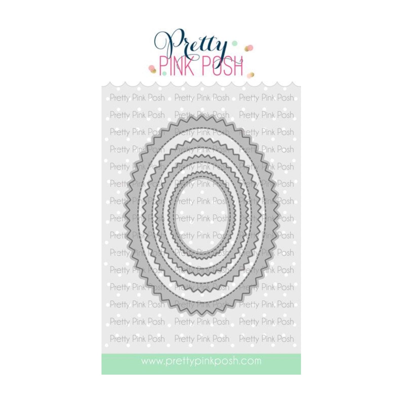 Pretty Pink Posh Pinking Ovals Dies