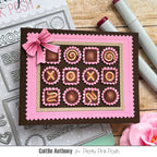 Pretty Pink Posh Pinking Rectangles Dies chocolates