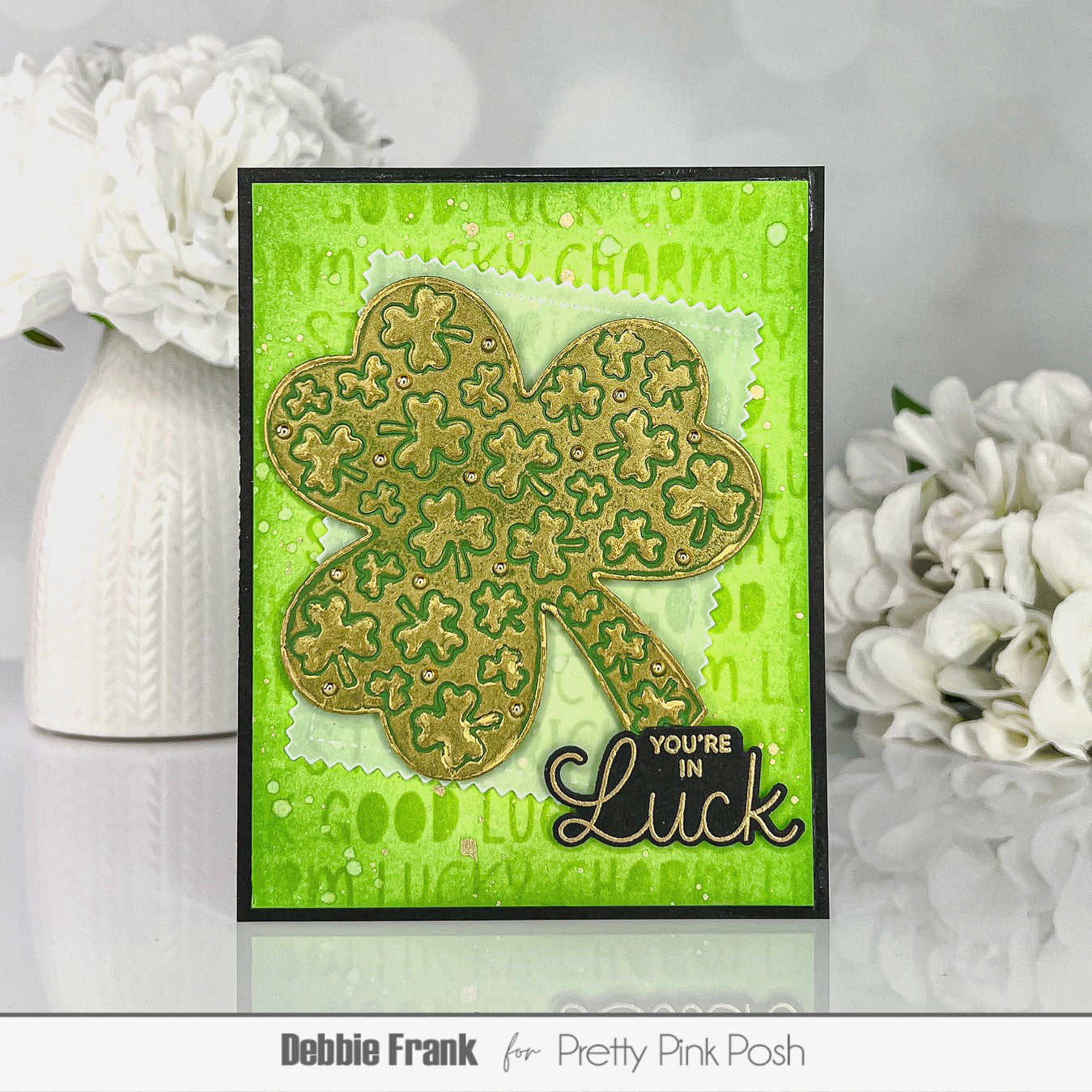 Pretty Pink Posh Pinking Rectangles Dies shamrocks | color-code:ALT01
