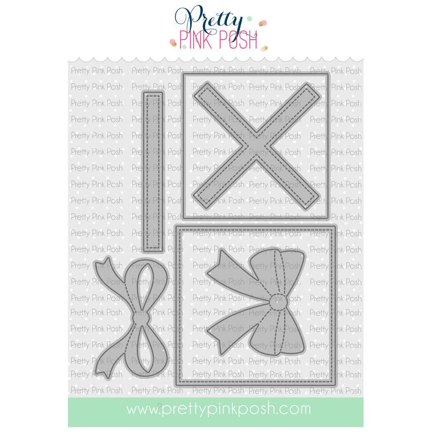 Pretty Pink Posh Present Shaker Dies