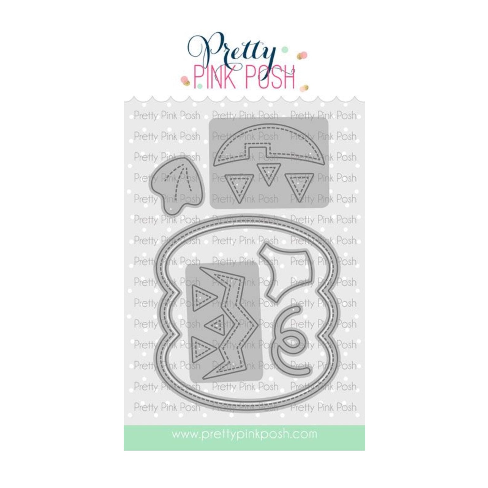 Pretty Pink Posh Pumpkin Face Shaker Dies
