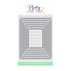 Pretty Pink Posh Rounded Stitched Rectangles Dies