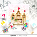 Pretty Pink Posh Sandcastle Shaker Dies beach | color-code:ALT01