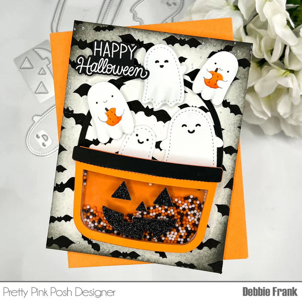 Pretty Pink Posh Scattered Bats Stencils*