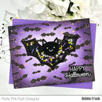 Pretty Pink Posh Scattered Bats Stencils*