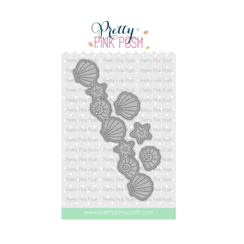 Pretty Pink Posh Seashell Border Dies