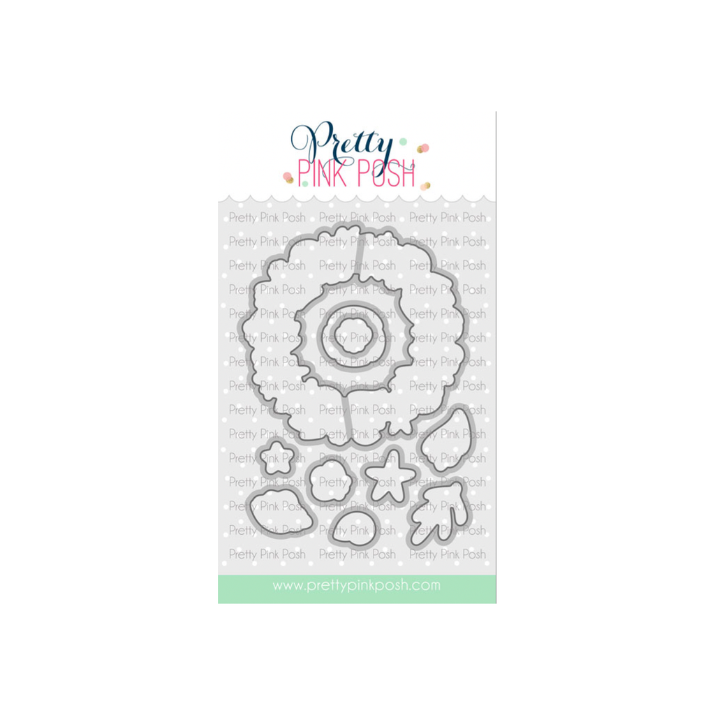 Pretty Pink Posh Seashell Wreath Clear Stamp and Die Set product image 2