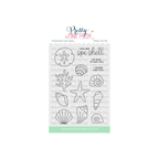 Pretty Pink Posh Seashells Clear Stamp and Die Set product image 1