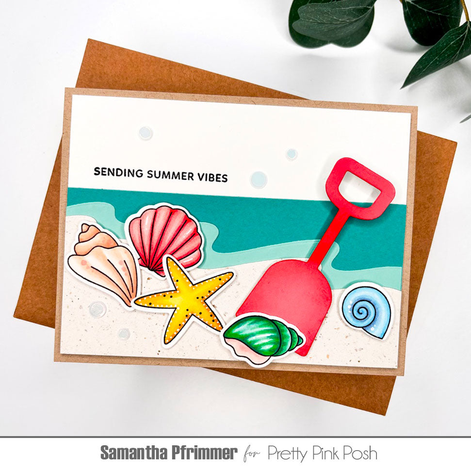 Pretty Pink Posh Seashells Dies summer
