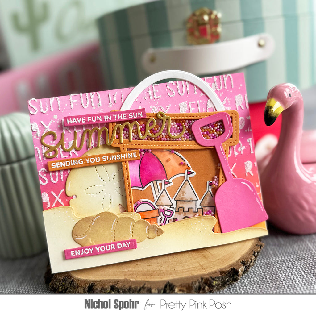 Pretty Pink Posh Sentiment Strips Summer Clear Stamps pink | color-code:ALT01