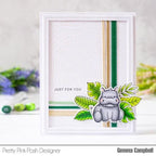 Pretty Pink Posh Simple Strips Dies hippo