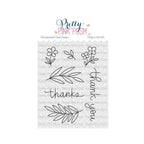 Pretty Pink Posh Simple Thanks Clear Stamps