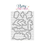 Pretty Pink Posh Simple Thanks Clear Stamp and Die Set wafer