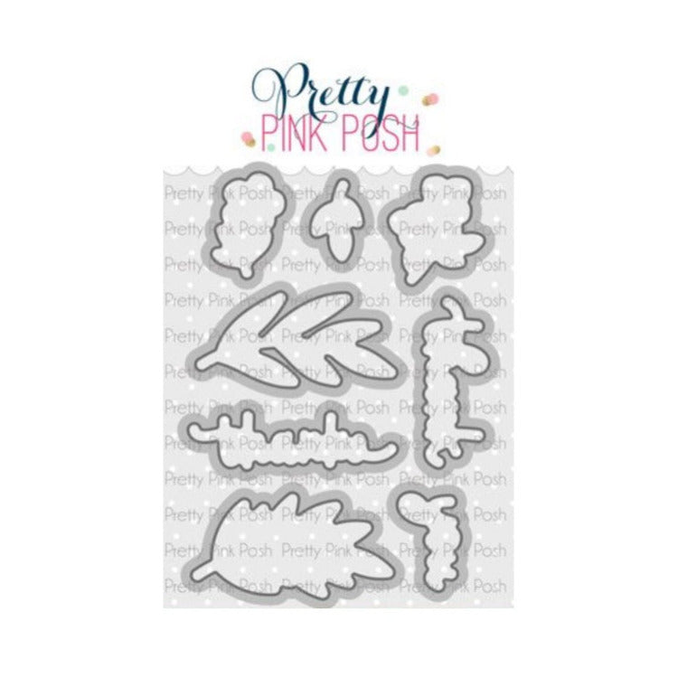 Pretty Pink Posh Simple Thanks Clear Stamp and Die Set wafer