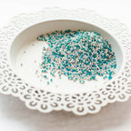 Pretty Pink Posh Snow Days Glass Shaker Beads product image