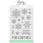 Pretty Pink Posh Snowflake Clear Stamps