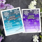 Pretty Pink Posh Snowflakes Clear Stamp and Die Set greetings | color-code:ALT01