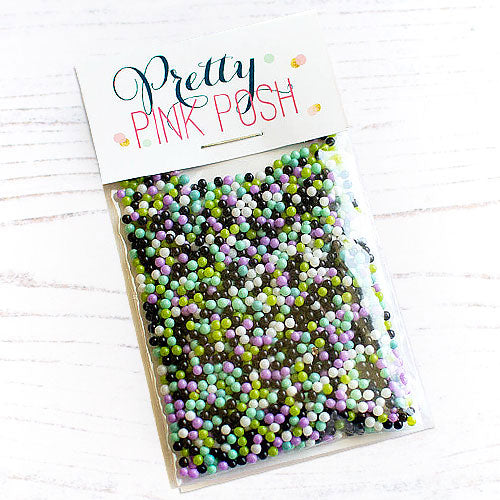 Pretty Pink Posh Spellbound Glass Shaker Beads