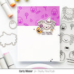 Pretty Pink Posh Spider Friends Clear Stamps treats