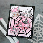 Pretty Pink Posh Spider Web Cover Plate Dies candy corn | color-code:ALT03