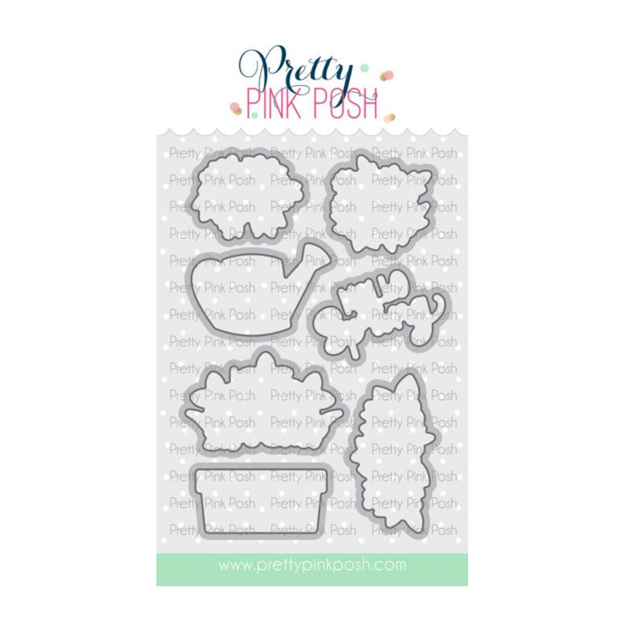 Pretty Pink Posh Spring Blooms Clear Stamp and Die Set image 2