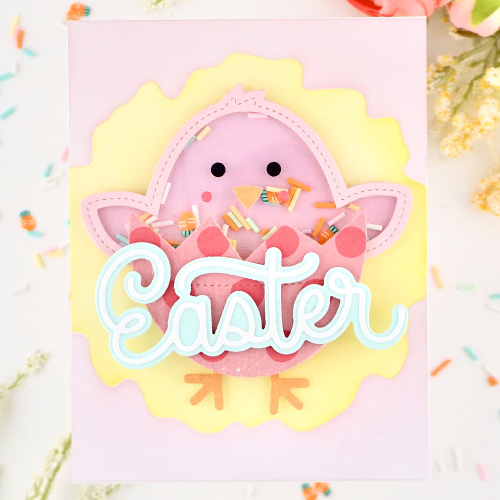 Pretty Pink Posh Spring Carrots Clay Confetti easter chick