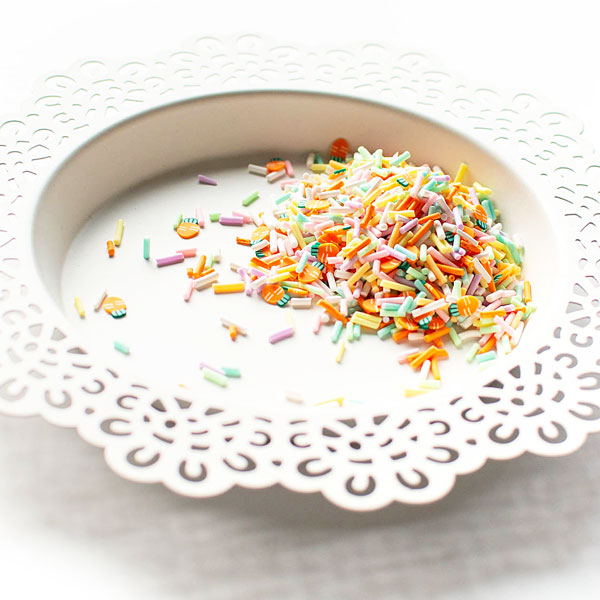 Pretty Pink Posh Spring Carrots Clay Confetti image 1