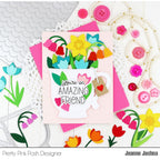 Pretty Pink Posh Spring Floral Dies teacup