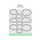 Pretty Pink Posh Stitched Clouds Dies