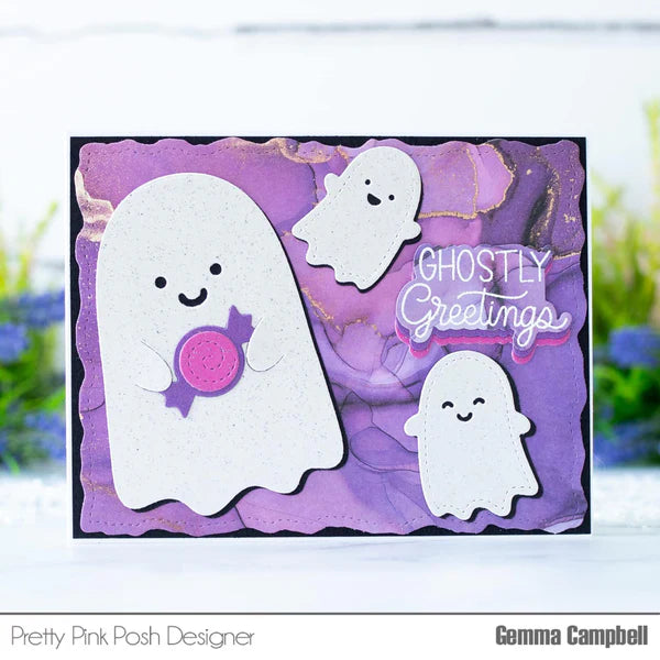 Pretty Pink Posh Stitched Ghosts Dies