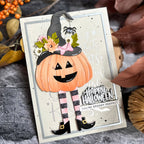 Pretty Pink Posh Stitched Pumpkins Dies witch | color-code:ALT02