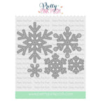 Pretty Pink Posh Stitched Snowflakes Dies