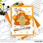 Pretty Pink Posh Stitched Turkey Dies blessed