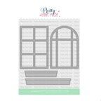 Pretty Pink Posh Stitched Windows 2 Dies