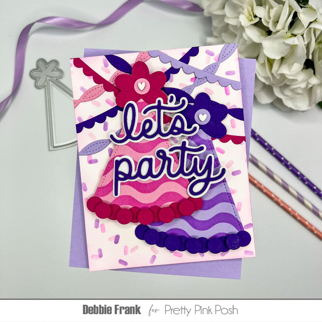 Pretty Pink Posh Streamers Dies hearts
