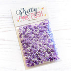 Pretty Pink Posh  Sugar Plum Glass Shaker Beads