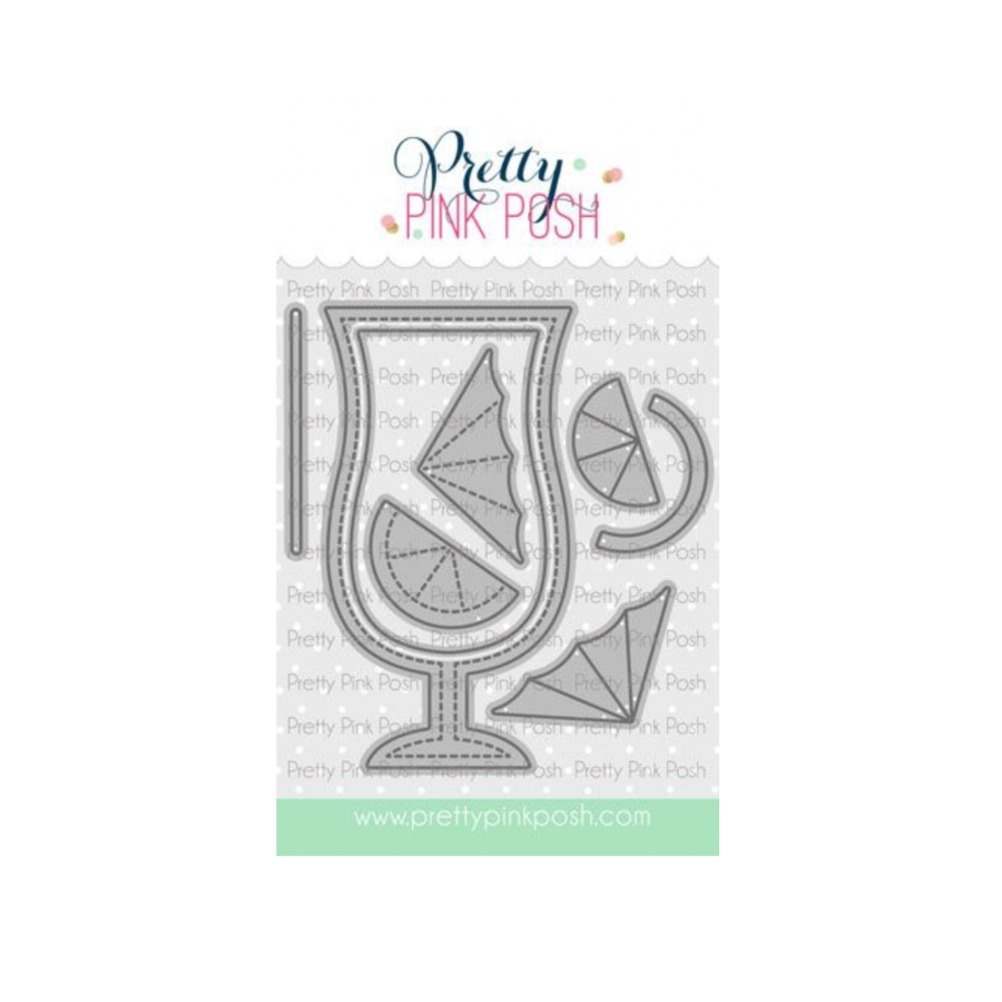 Pretty Pink Posh Summer Drink Shaker Dies