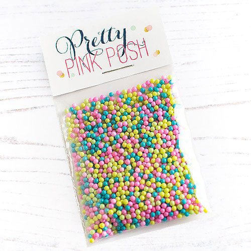 Pretty Pink Posh Summer Fun Glass Shaker Beads