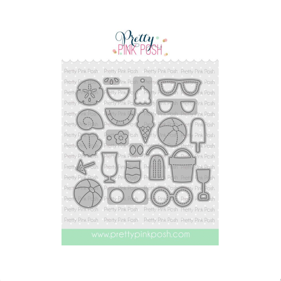 Pretty Pink Posh Summer Holder Additions Dies