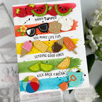 Pretty Pink Posh Summer Holder Additions Dies rainbow fun happy summer | color-code:ALT01
