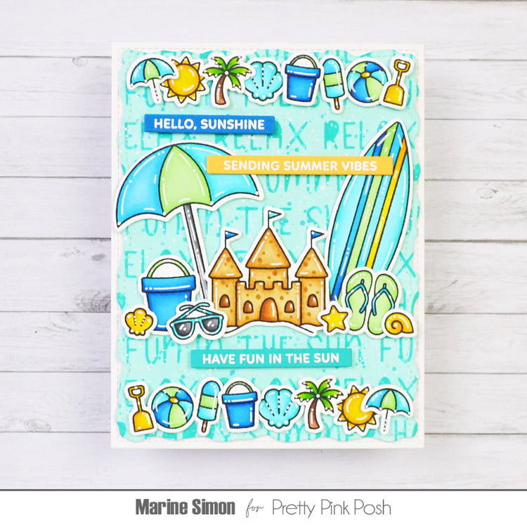 Pretty Pink Posh Summer Icons Dies sunshine