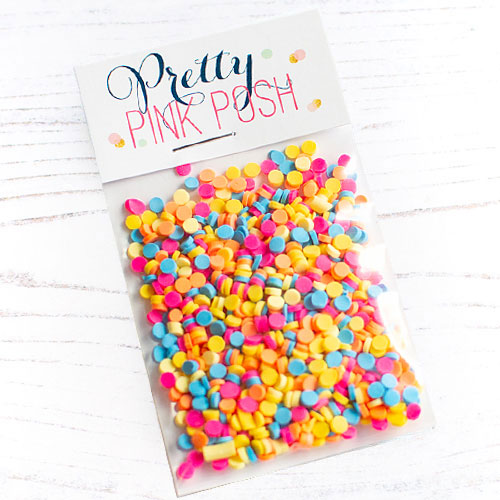 Pretty Pink Posh Summertime Clay Confetti