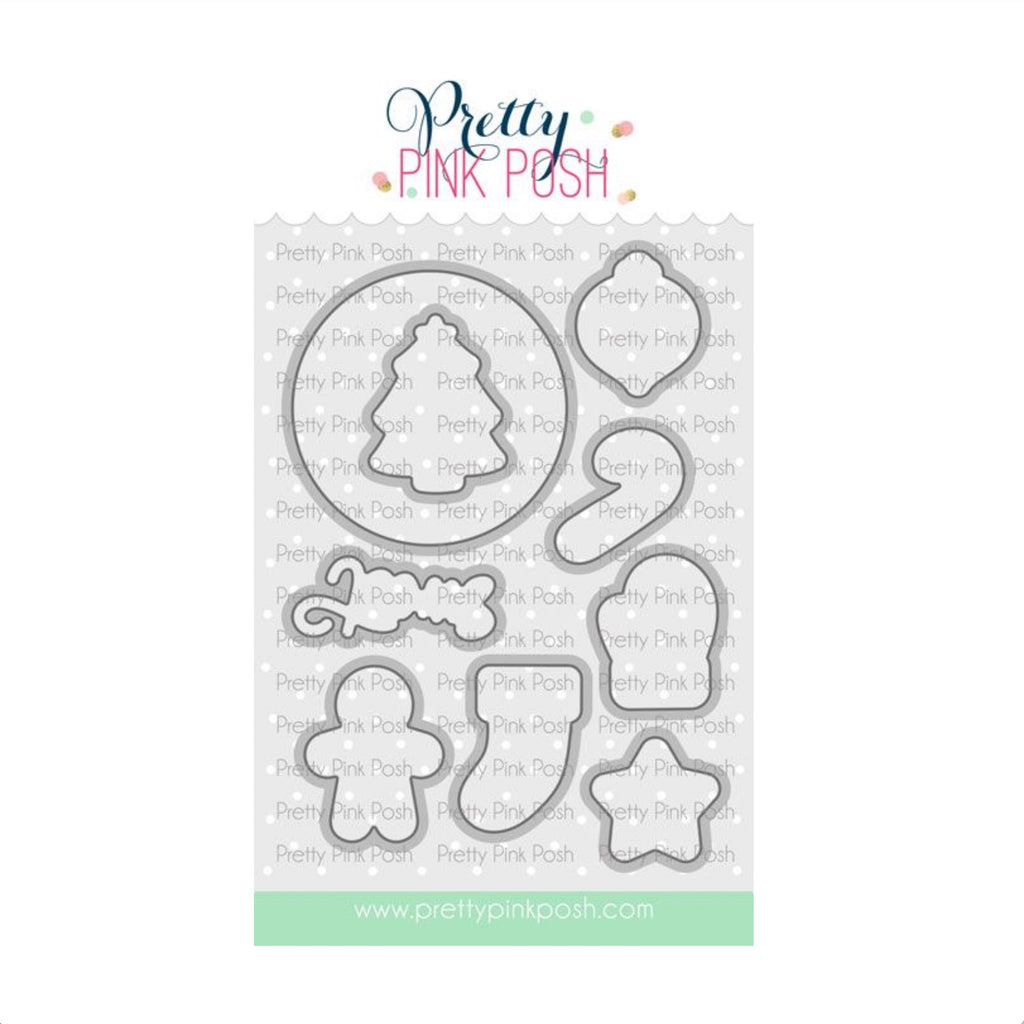 Pretty Pink Posh Sweet Christmas Cookies Coordinating Dies