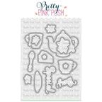 Pretty Pink Posh  Tea Time Clear Stamp and Die Set product image 2