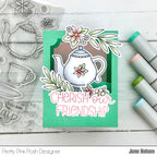 Pretty Pink Posh Tea Time Dies friendship