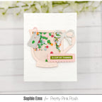 Pretty Pink Posh Teacup Shaker Dies thanks