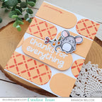Pretty Pink Posh Trellis Stencil mouse